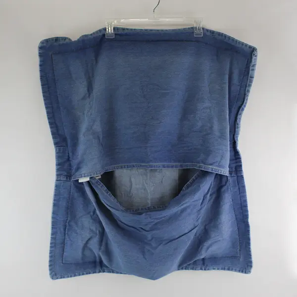 Vintage Linens N Things Attitude Blue Denim Pillow Sham 30" x 30"