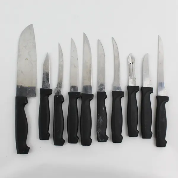 SharpsU 2000 Stainless Steel Mixed Kitchen Cutlery Lot Used