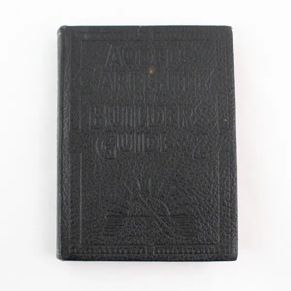 Audels Carpenters Builders Guide Vol 2 Frank D Graham 1947 Reprint Hardcover