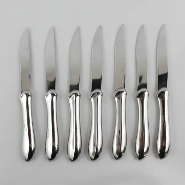 Lot of 7 Oneida Stainless Steel Dinner Steak Knives