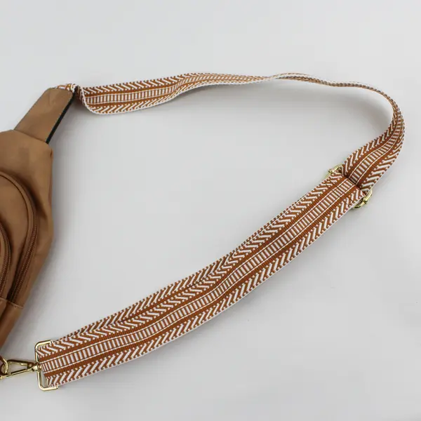 BOSTANTEN Tan Faux Leather Sling Backpack Crossbody Bag NWT BEOF-048