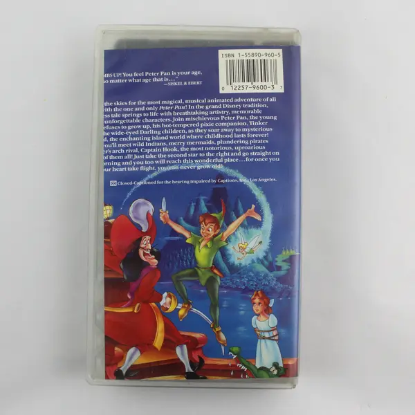 Disney's Peter Pan VHS Tape 