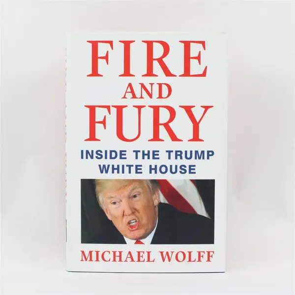 2018 Fire and Fury Inside Trump White House Michael Wolff Hardcover DJ