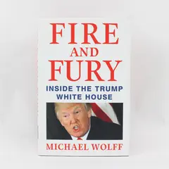2018 Fire and Fury Inside Trump White House Michael Wolff Hardcover DJ