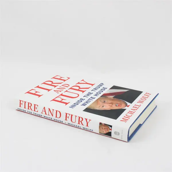 2018 Fire and Fury Inside Trump White House Michael Wolff Hardcover DJ