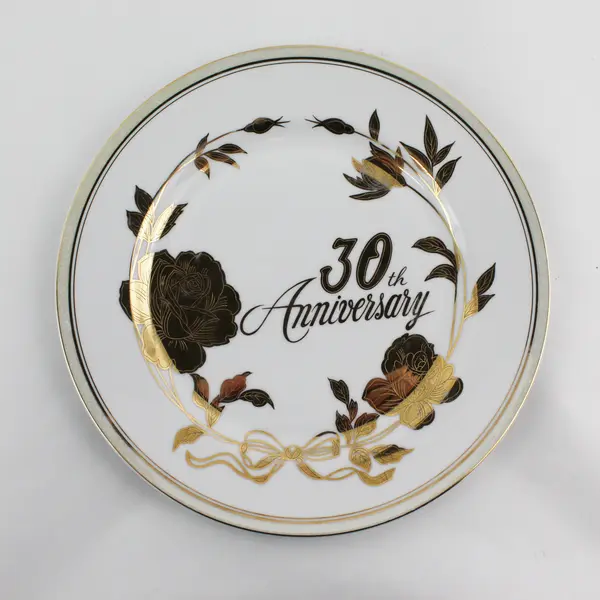 Norcrest Chatillon Fine China 30th Anniversary Plate