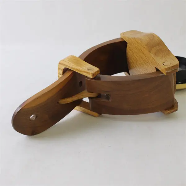 Ostar 6301 Natural Wood Watch Quartz Minimalist Dial Unique Matching Wood Buckle