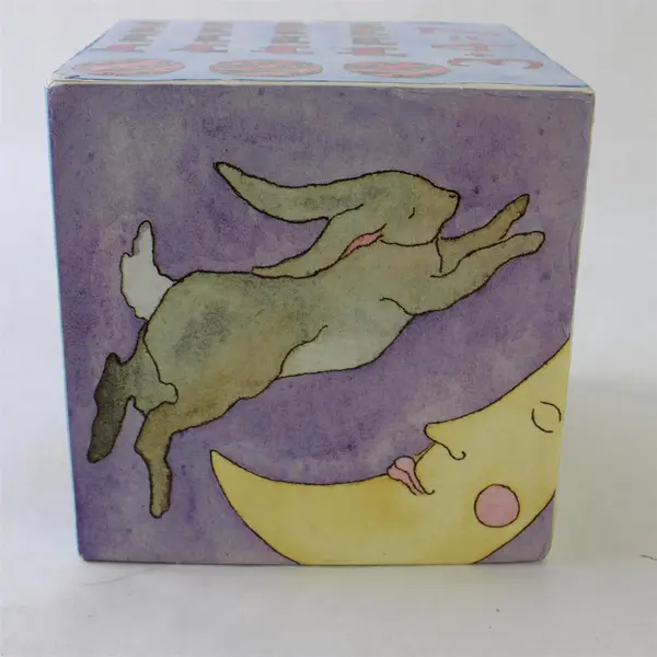 Set of 5 Cardboard Nesting Boxes with Letters Numbers Decorative Collectible
