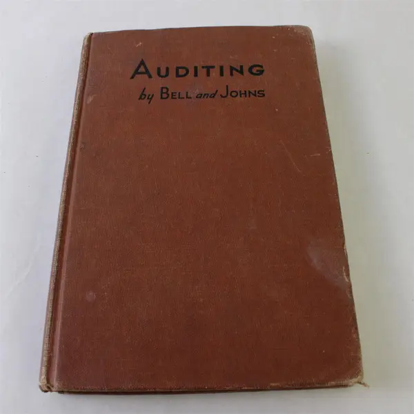 Auditing Bell and Johns 1945 Hardcover Revised Edition Fair Condition