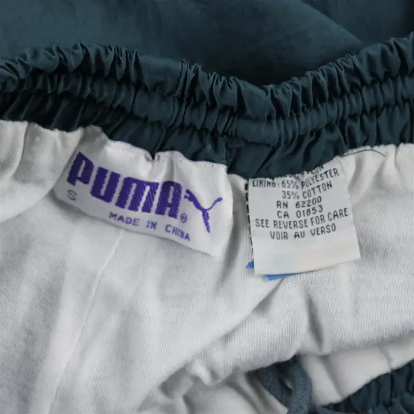 Vintage PUMA 90's Women's S Teal Windbreaker Matching 2-Piece Set