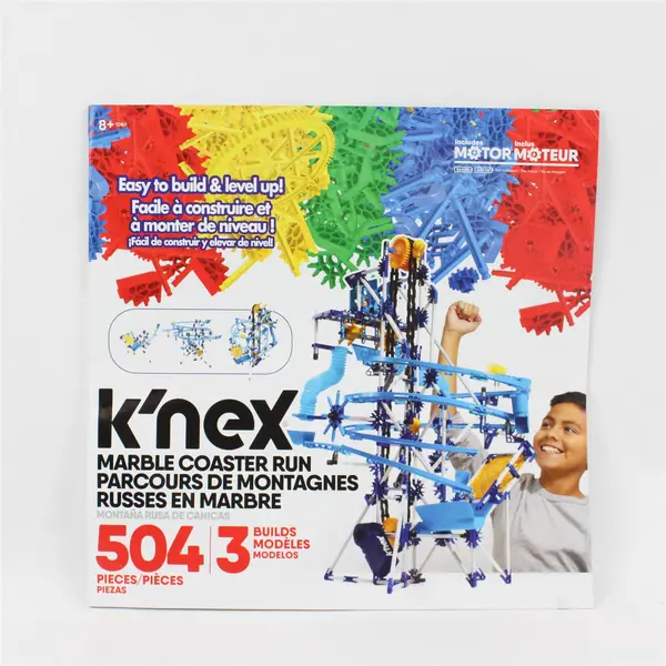 K'NEX 12467 Marble Coaster Run Instruction Book Only Paperback