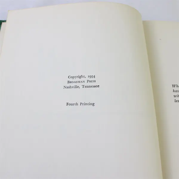Very Truly Yours Chester E Swor Collectible Hardcover Broadman Press
