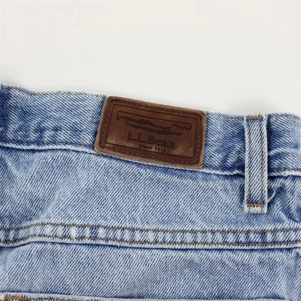 Vintage L.L. Bean Men's 30x32 Light Wash Natural Fit Denim Jeans
