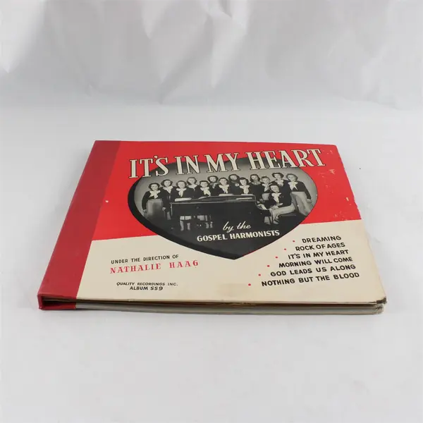 It's in My Heart Gospel Harmonists Nathalie Haag Set of 3 78rpm Records