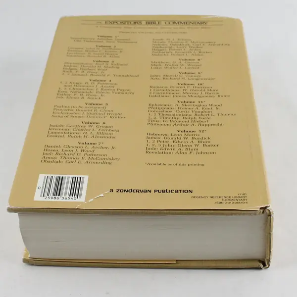 Expositor's Bible Commentary Vol 12 Hardcover Frank E. Gaebelein Ed