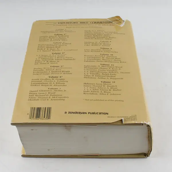 Expositor's Bible Commentary Vol 1 Frank E. Gaebelein Hardcover