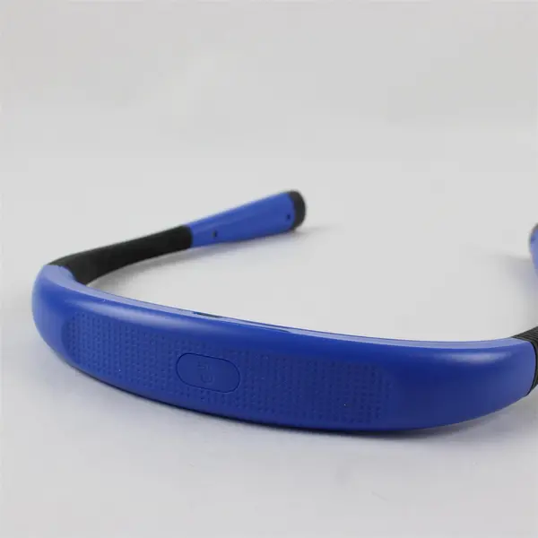 GLOCUSENT Rechargeable LED Neck Book Light Flexible Silicone Arms 3 Brightness