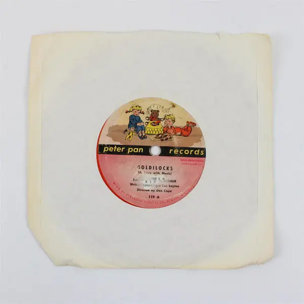 Jack Arthur Goldilocks (A Story with Music) Peter Pan Records 7" Vinyl Record
