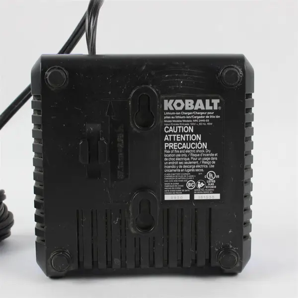 KOBALT 24V MAX Lithium-Ion Battery Charger Blue Model KRC 2445-03
