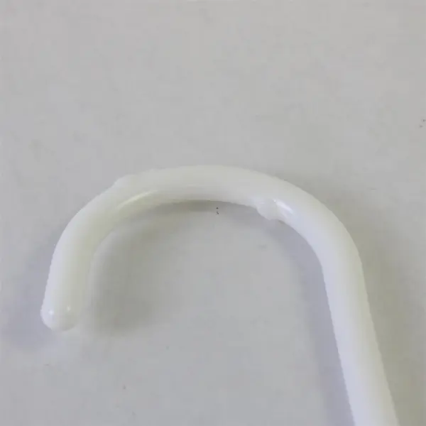 Lot of 10 White Plastic Clothes Hangers for Shirts Pants Closet