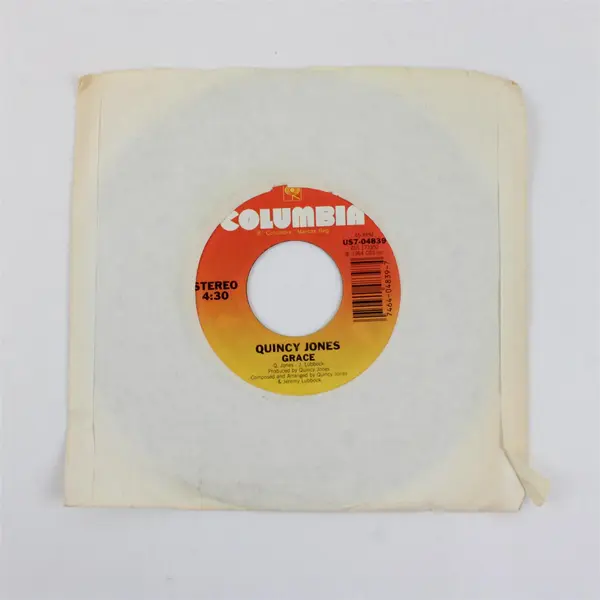 Quincy Jones Grace / USA For Africa We Are The World Record 7" Vinyl Record
