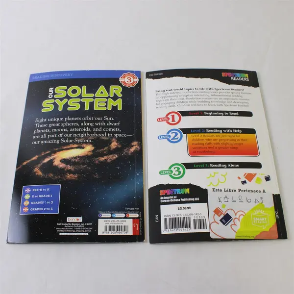 Lot of 2 Wild! Animal Journeys & Our Solar System Paperback Level 2 and 3