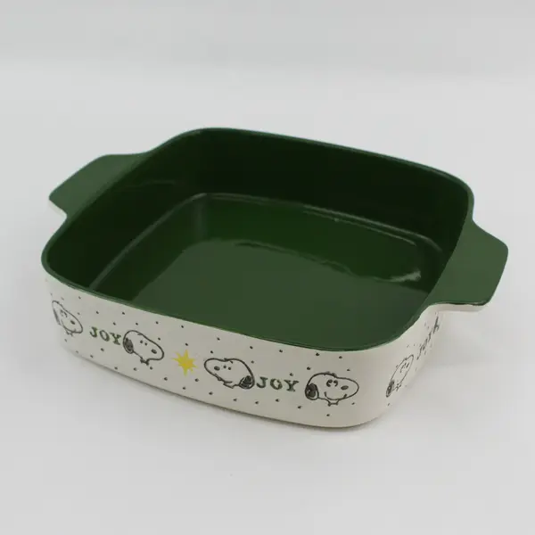 Gibson Overseas Peanuts Joy Square Casserole Dish