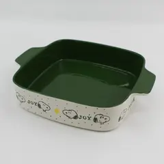 Gibson Overseas Peanuts Joy Square Casserole Dish