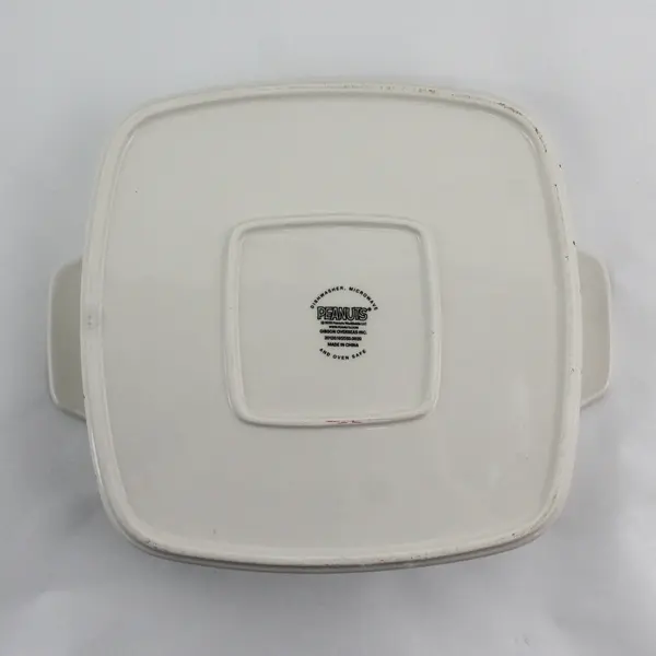 Gibson Overseas Peanuts Joy Square Casserole Dish