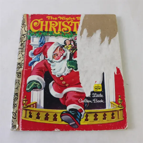 Vintage 1969 Little Golden Book The Night Before Christmas by Clement C Moore HC