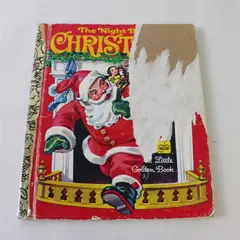 Vintage 1969 Little Golden Book The Night Before Christmas by Clement C Moore HC