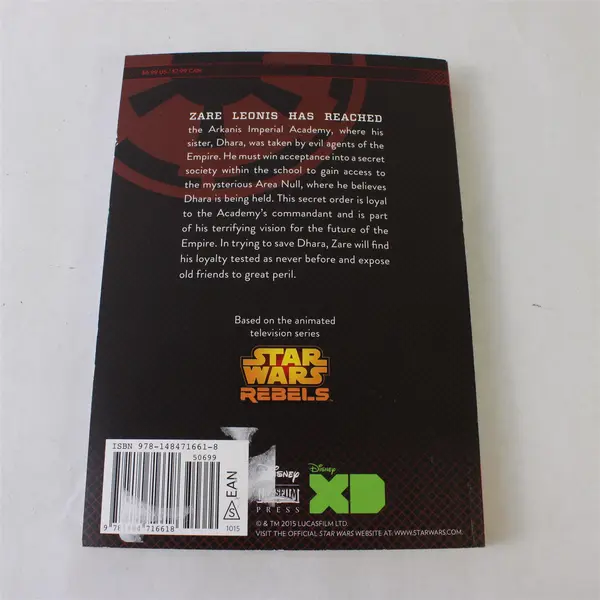 Star Wars Rebels Servants of the Empire The Secret Academy Jason Fry 1st Ed 2015