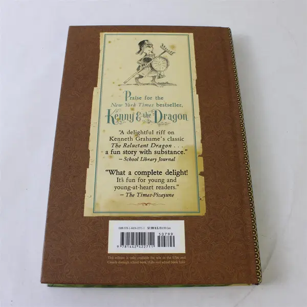 Kenny & The Dragon by Tony DiTerlizzi 2008 Hardcover Illustrated Very Good