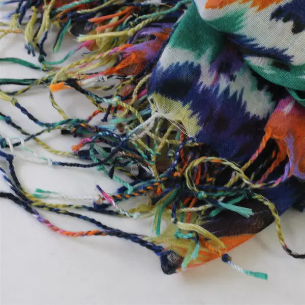 Lot of 3 Vibrant Colorful Lightweight Scarves