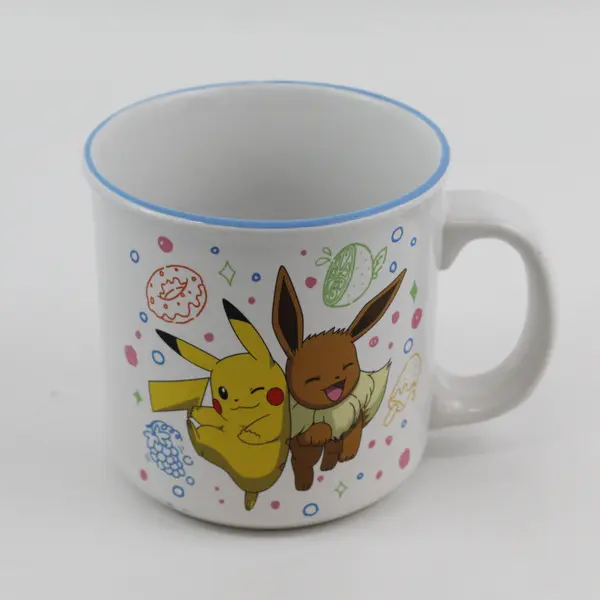 Silver Buffalo  Pokemon Pikachu And Eevee  20oz Ceramic Mug