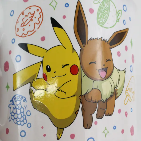 Silver Buffalo  Pokemon Pikachu And Eevee  20oz Ceramic Mug