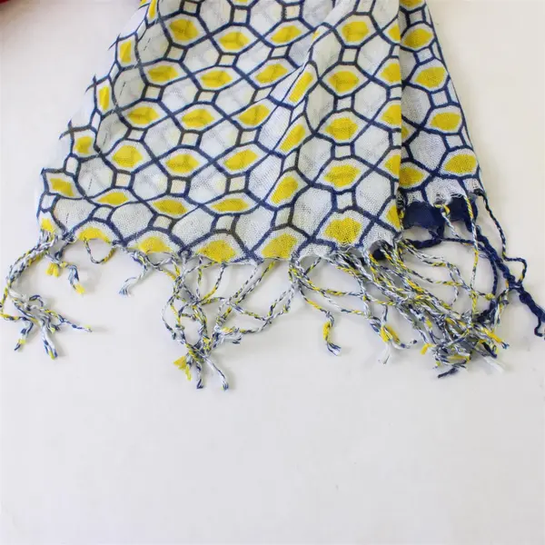 Lot of 3 Vibrant Colorful Lightweight Scarves Spring Accessories
