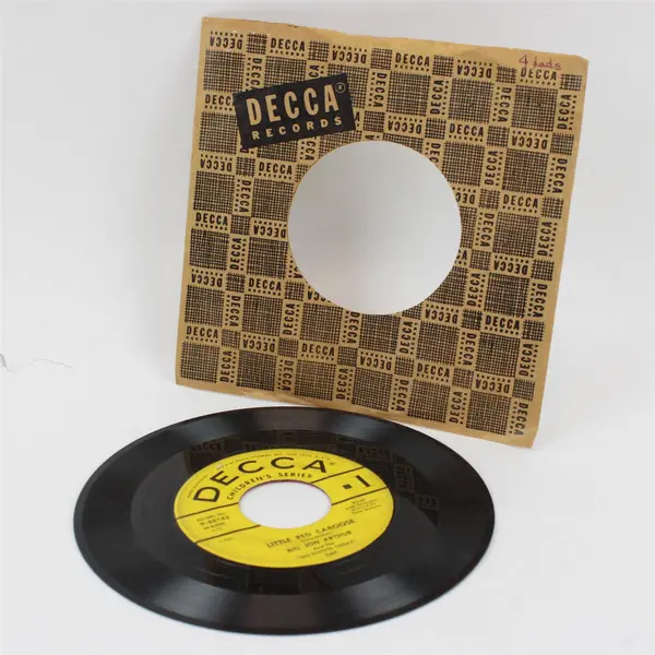 Big Jon Arthur Little Red Caboose Cincinnati Dancing Pig DECCA 7" Vinyl Record