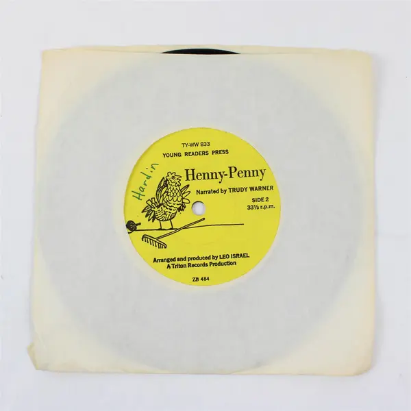 Young Readers Press Trudy Warner Princess and the Pea/Henny-Penny 7in Record