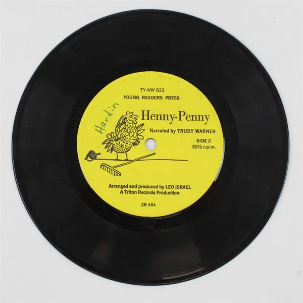 Young Readers Press Trudy Warner Princess and the Pea/Henny-Penny 7in Record