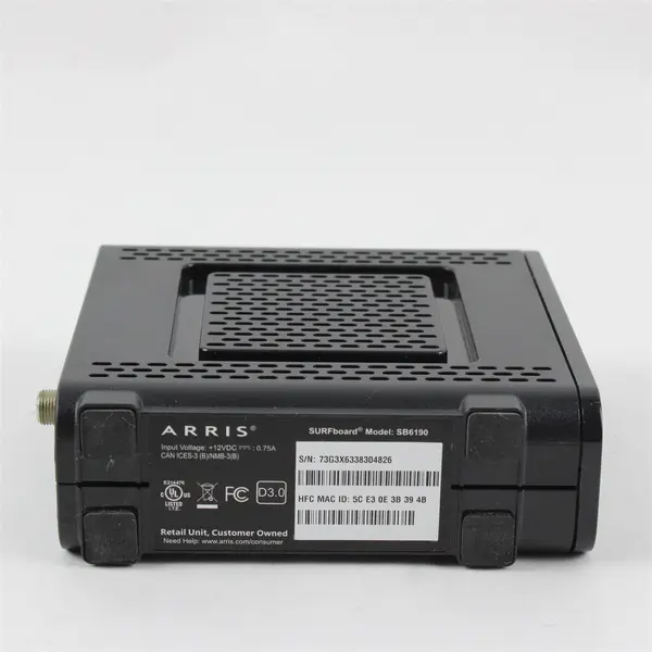 ARRIS SURFboard SB6190 32x8 DOCSIS 3.0 Gigabit Cable Modem