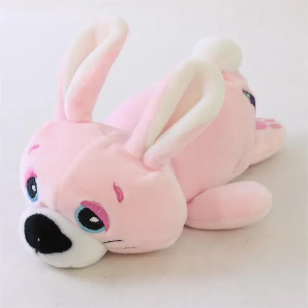 Basic Fun Cutetitos Hoppito Bunnito Pink Bunny Plush