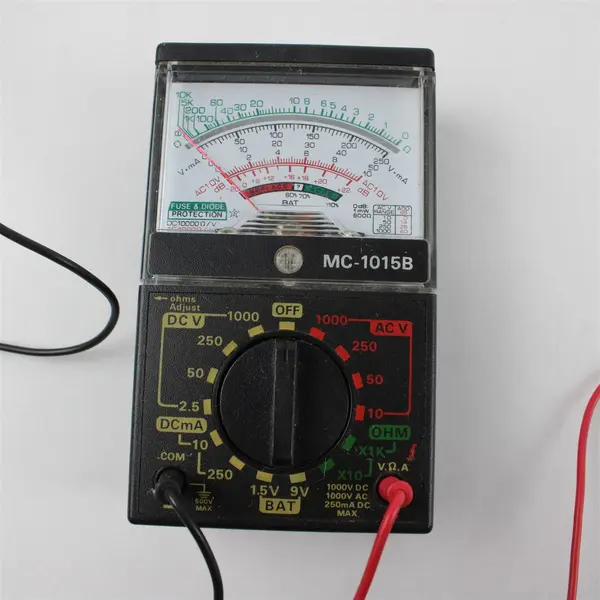 Vintage Micronta Analog Multimeter MC-1015B Handheld 43 Ranges