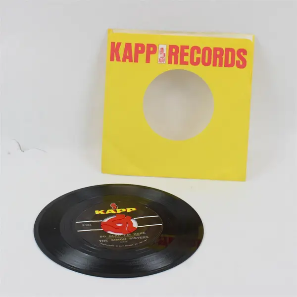 The Simon Sisters - So Glad I'm Here / Winkin' Blinkin' and Nod 7" Kapp