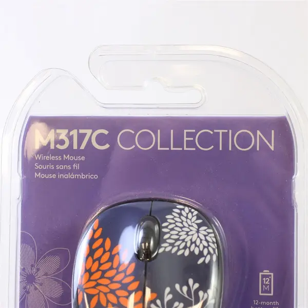 Logitech M317c Design Collection Wireless Mouse - Forest Floral