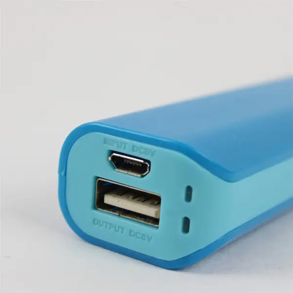 Blue El 2200mAh Power Bank Portable Charger Used Untested