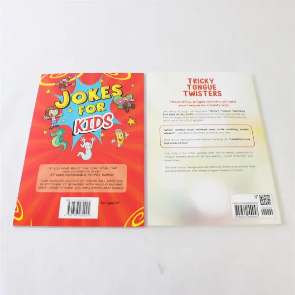 Lot of 2 Children's Humor Books Regan Broussard Jokes Tongue Twisters