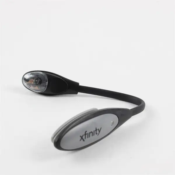 Xfinity Portable Mini LED Reading Light Black Gray Book Lamp Tested