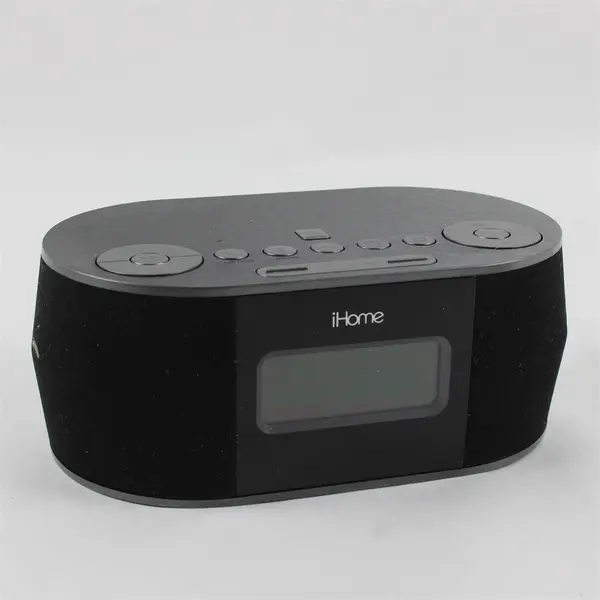 iHome iBT38 Dual Alarm Clock Bluetooth Speaker Radio Untested