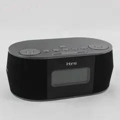 iHome iBT38 Dual Alarm Clock Bluetooth Speaker Radio Untested